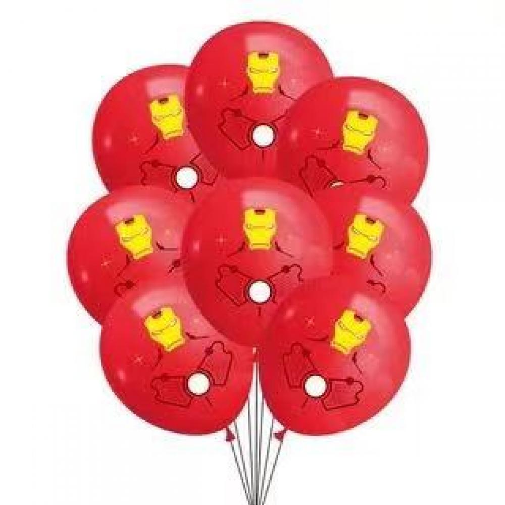 Iron Man Printed Balloon Set (10pcs)