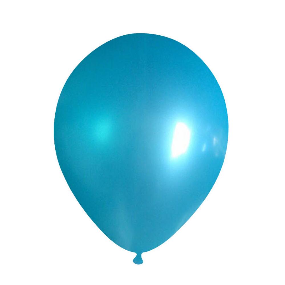 12 Inch Pearl Latex Balloon Teal (10PCS)