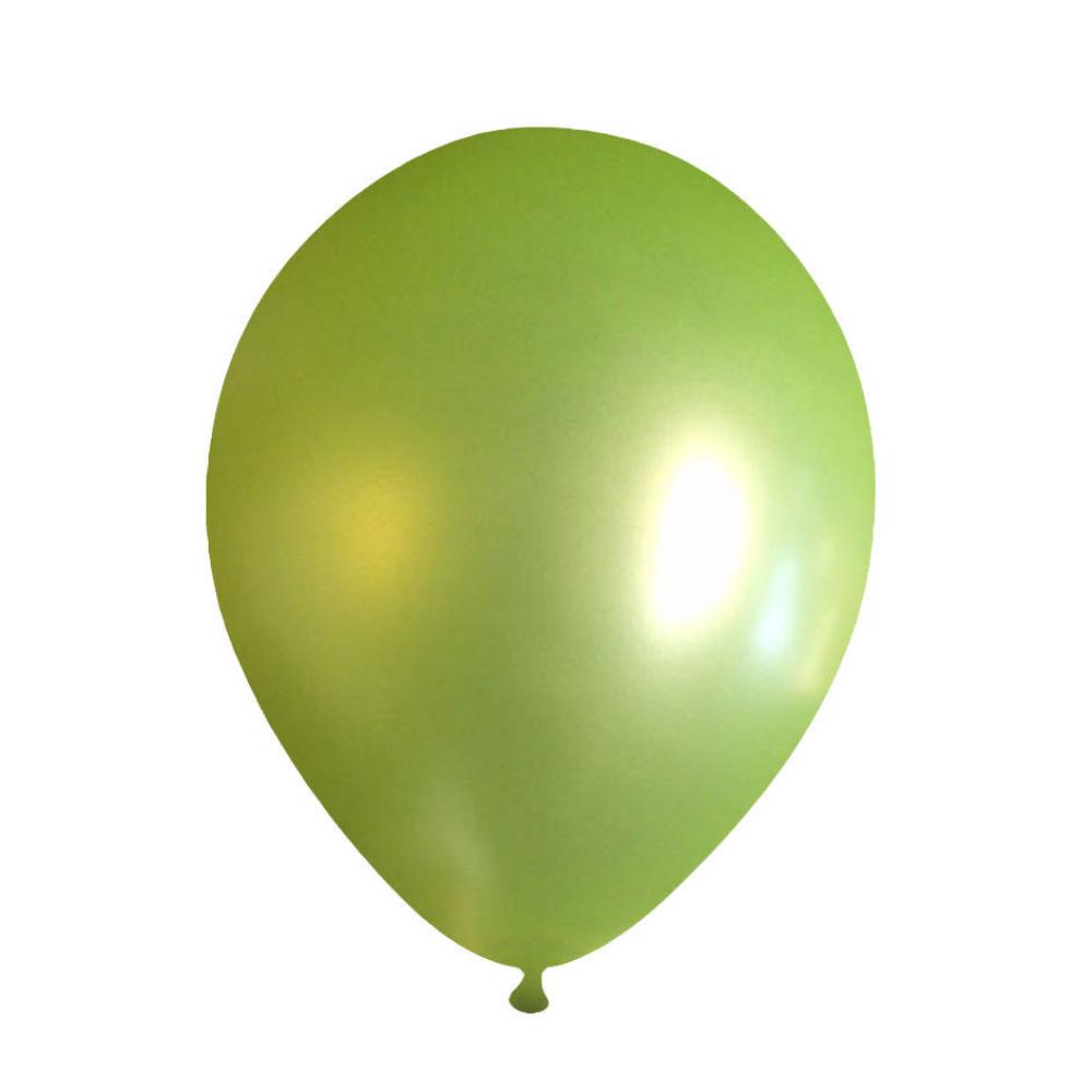 12 Inch Pearl Latex Balloon Jewel Lime (100PCS)