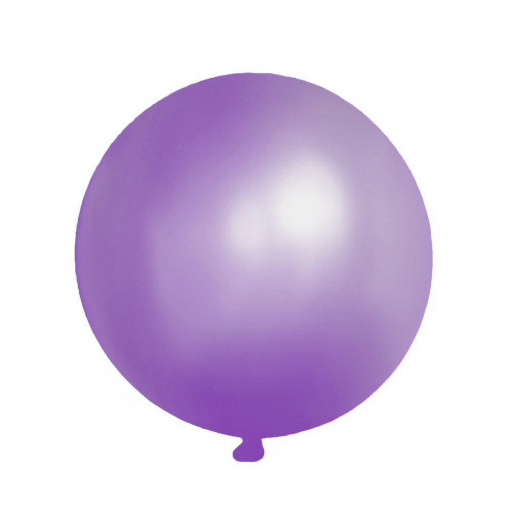 18 Inch Giant  Pearl Latex Balloon Purple