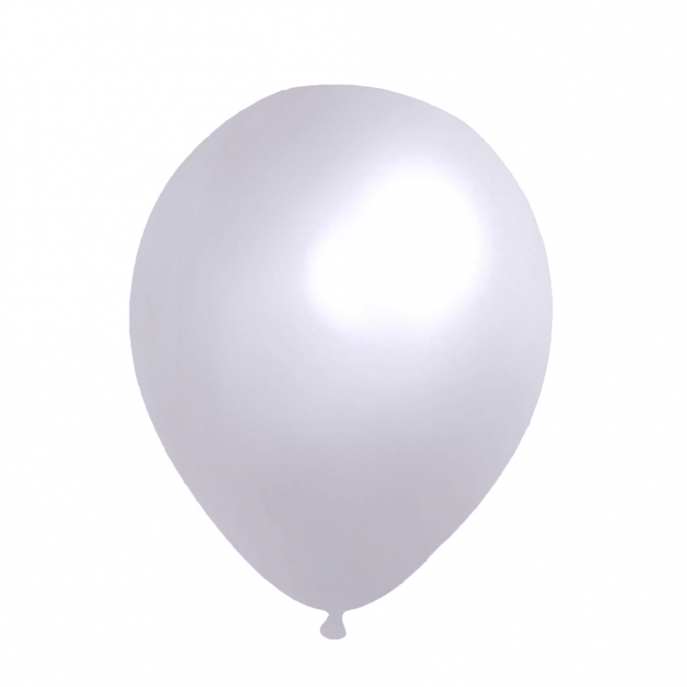 5 Inch Pearl Latex Balloon White (10PCS)