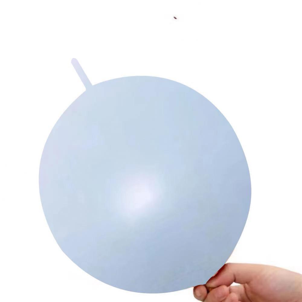 10 Inch Tail Latex Balloons Baby Blue (10PCS)