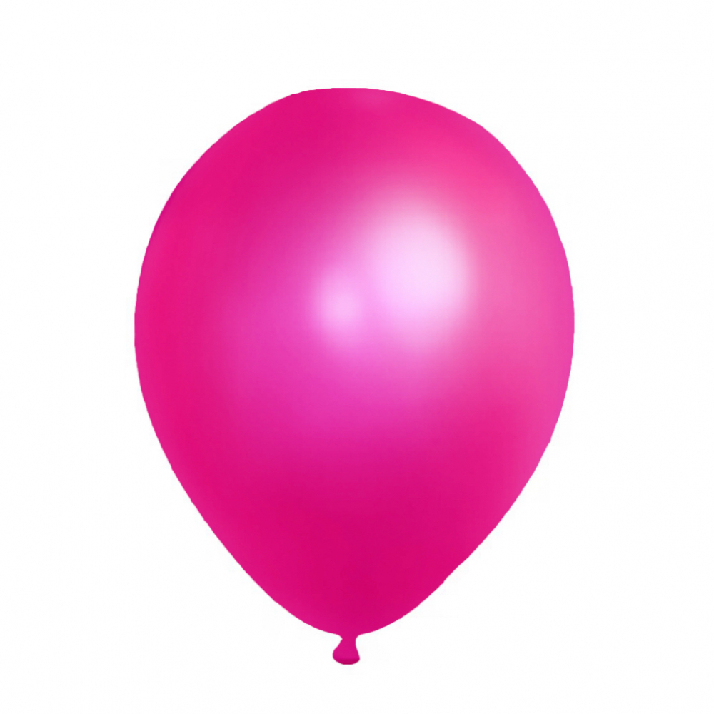 12 Inch Pearl Latex Balloon Hot Pink (100PCS)