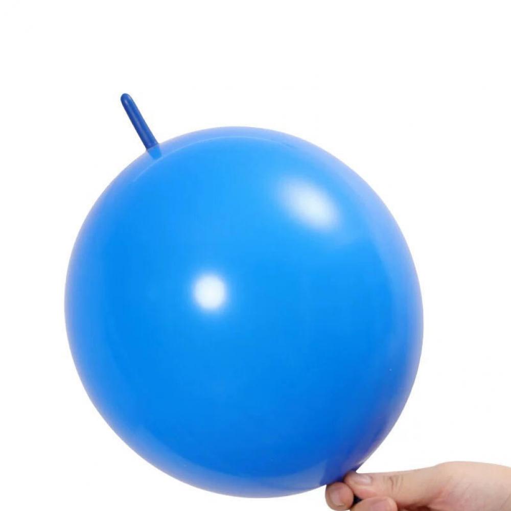 10 Inch Link Tail Latex Balloons Royal Blue (10PCS)