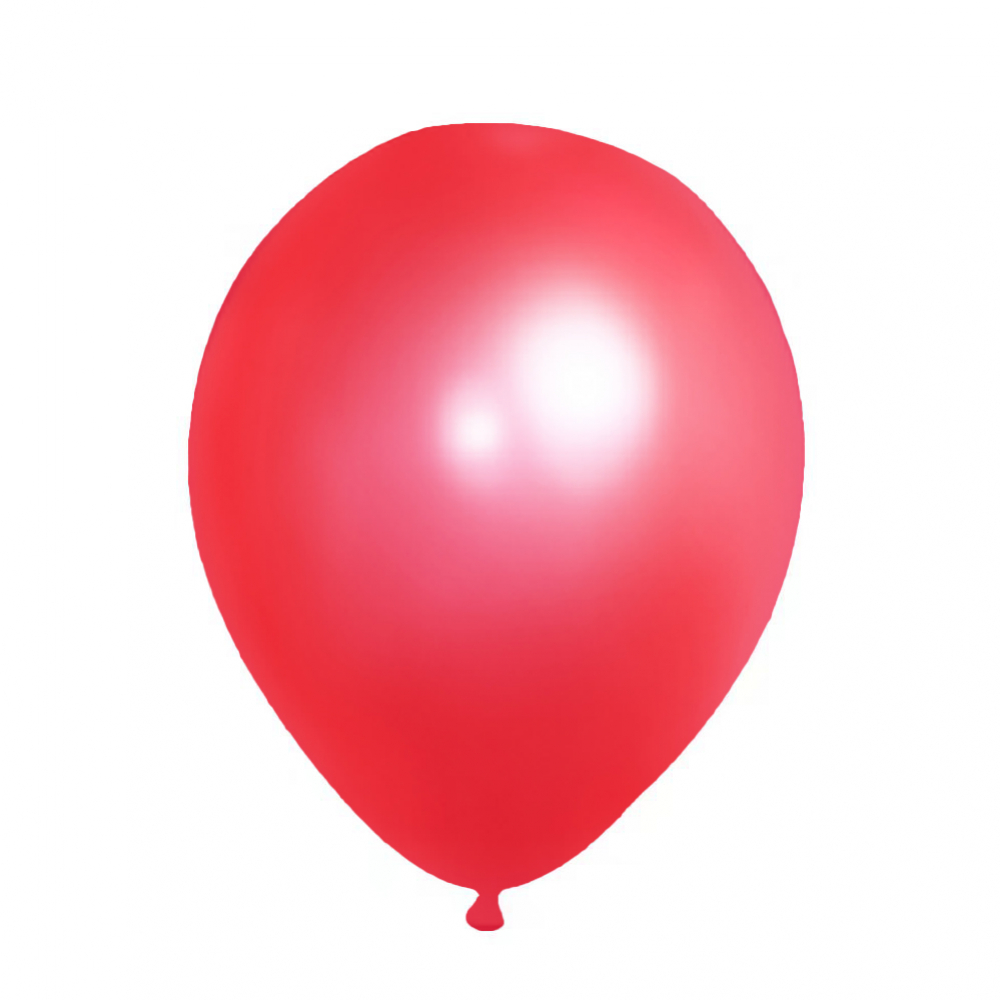 12 Inch Pearl Latex Balloon Red (100PCS)