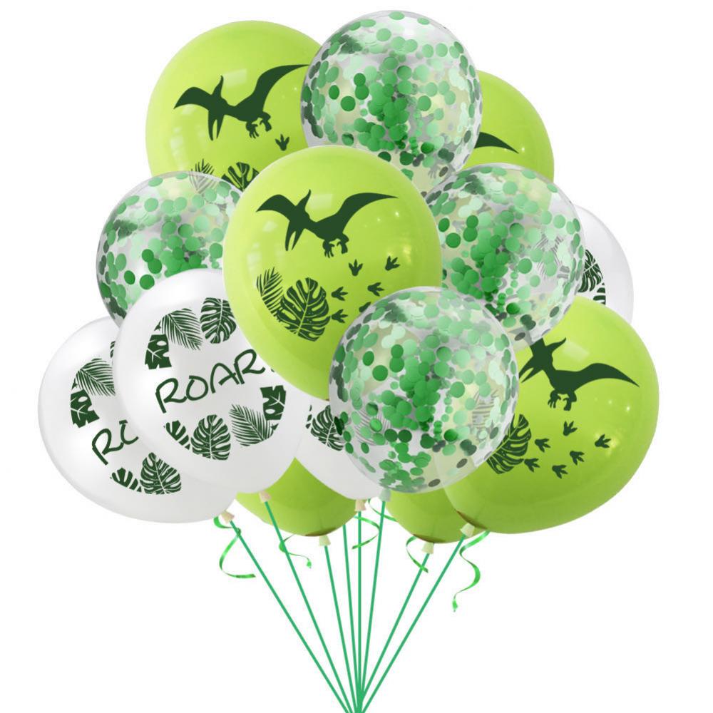 12 Inch Printed Balloon Set Dinosaur(16PCS)