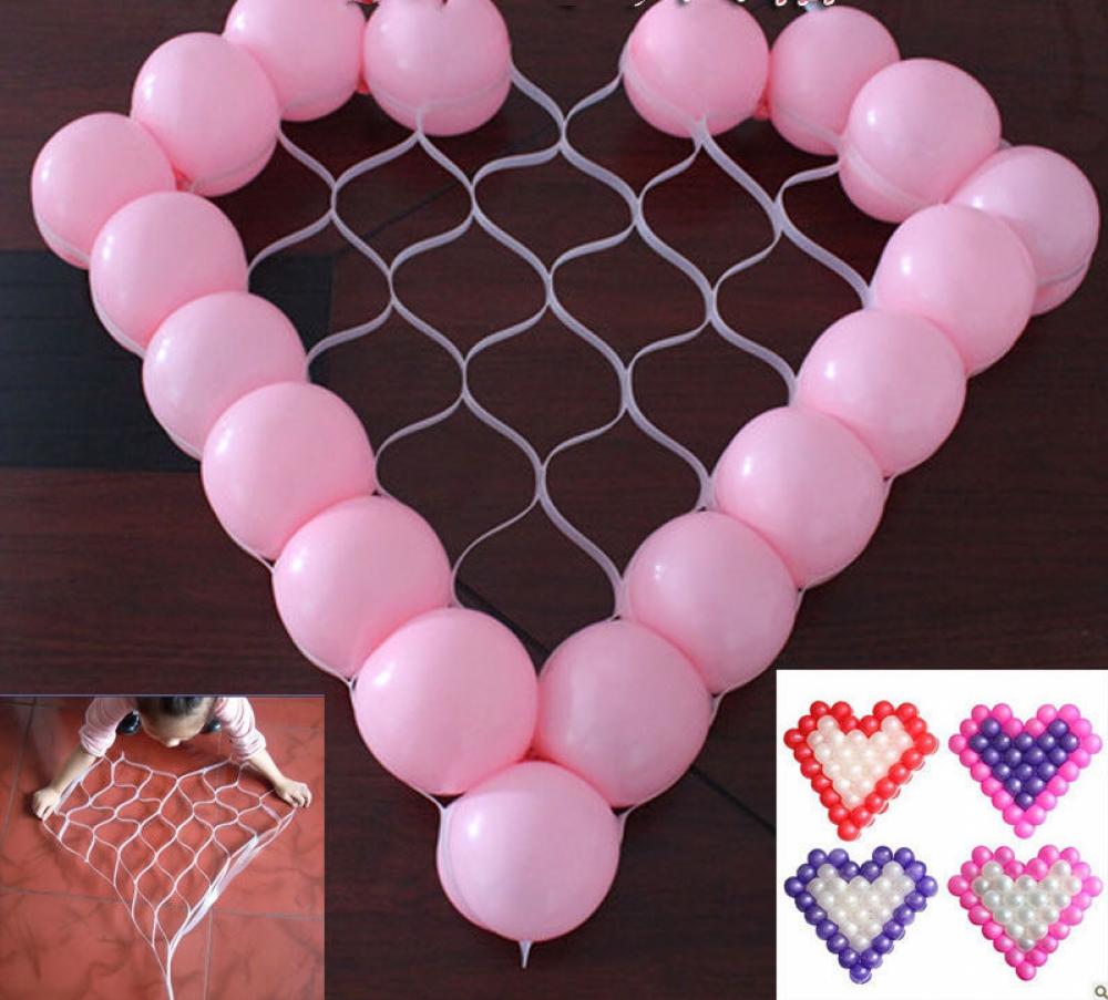 Heart Shape Balloon Modeling Net