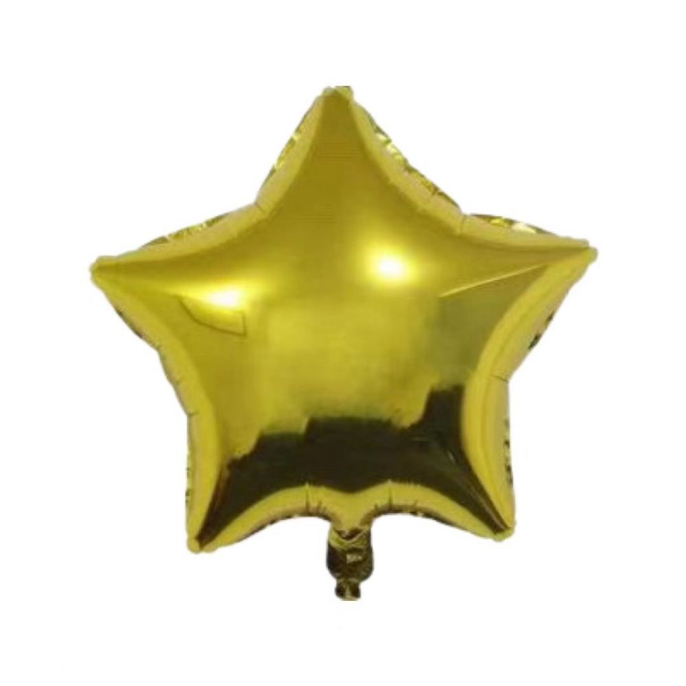 18 Inch Foil Balloon Star Gold