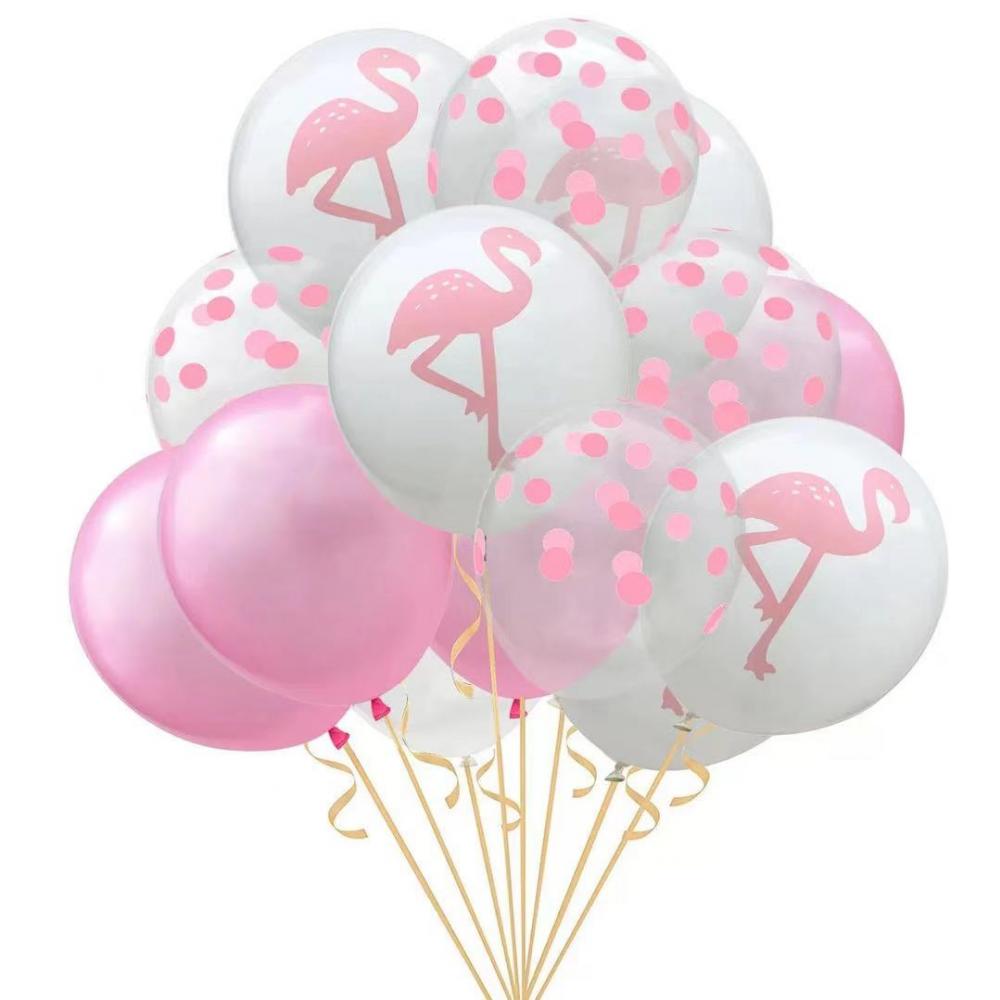 12 Inch Printed Balloon Flamingo Set (10PCS)