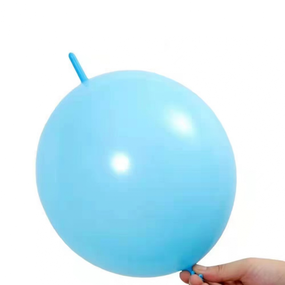 10 Inch Tail Latex Balloons Sky Blue (10PCS)