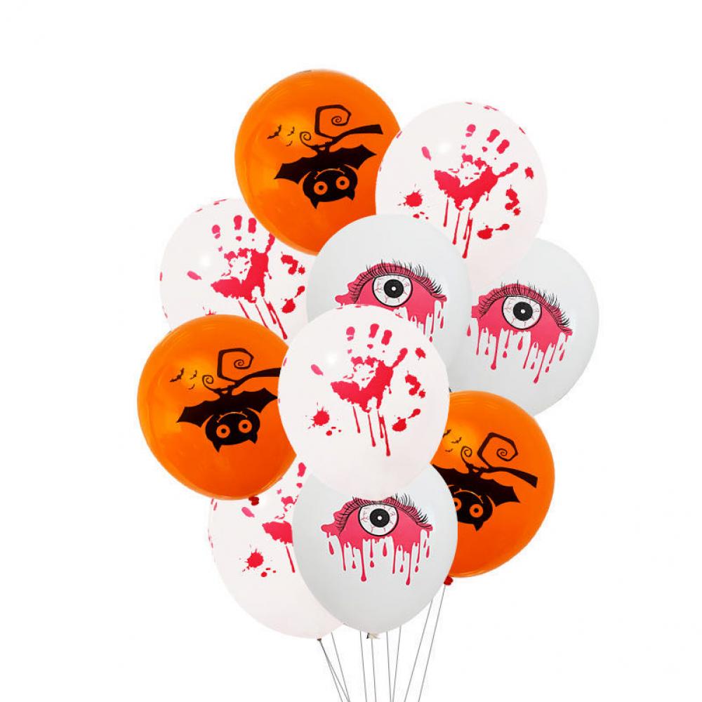 12 Inch Halloween Printed Balloon (10PCS)