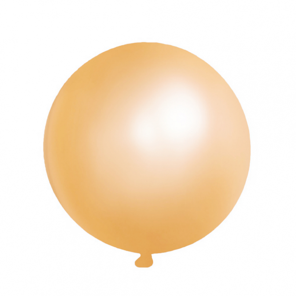 18 Inch Giant  Pearl Latex Balloon Champane Gold