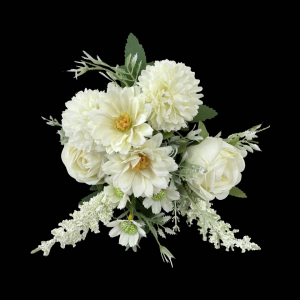 Artificial Flower Bunch White