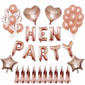 Clearance! Foil Balloon Set Hen Party  (33 pcs)