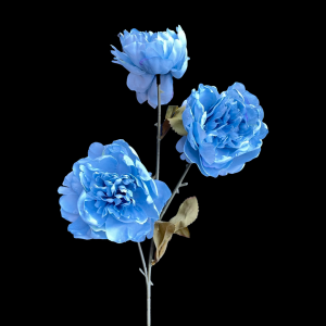 Artificial Flower Peony Blue