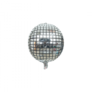 10 Inch Foil Balloon Sliver Disco Ball