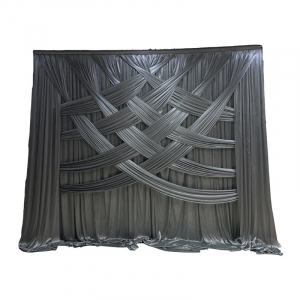 DIY Backdrop Curtains Black  (3*3 M)