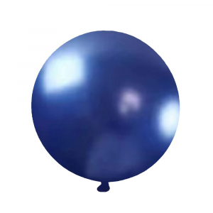 18 Inch Giant  Pearl Latex Balloon Midnight Blue