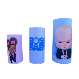 Printed Elastic Plinth Cover Boss Baby (3PCS)