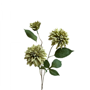 Artificial  Dahlia Green