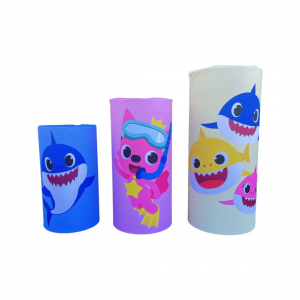 Printed Elastic Plinth Cover Baby Shark (3PCS)