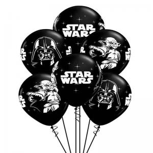 12 Inch Star Wall Printed Balloon Set (12PCS)