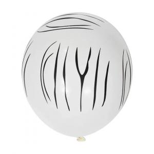 Animal Pattern Latex Balloon Zebra Pattern  (10pcs)