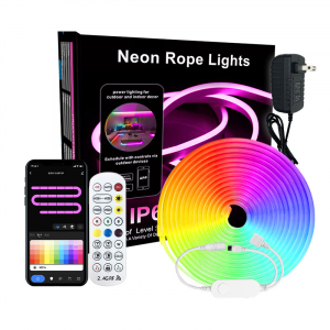 Multicolor Neon Strip Light with Remote (5M)