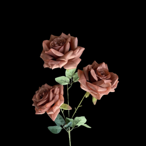 Artificial Rose Brown