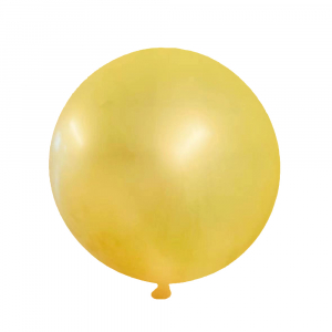 18 Inch Giant  Pearl Latex Balloon Gold