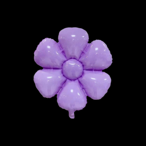 Foil Balloon Small Flower Purple