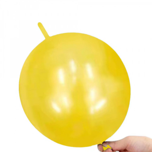 10 Inch Link Tail Latex Balloons Gold (100PCS)