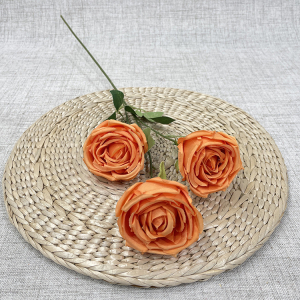 Artificial Flower Round Orange