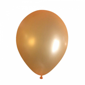 5 Inch Pearl Latex Balloon Orange  (100PCS)