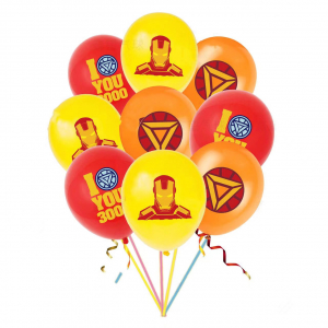 Iron Men Printed Balloon Set (24pcs)