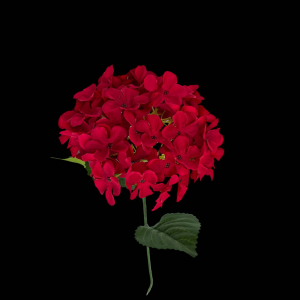 Artificial Flower Hydrangea Red