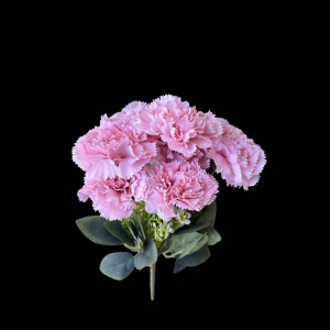 Artificial Flower Carnation Bunch Pink (7 PCS)