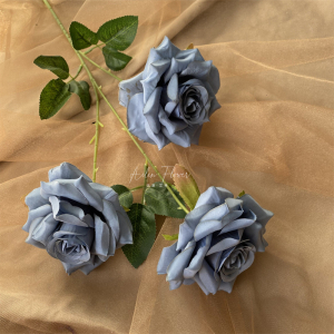 Artificial Rose Dark  Blue