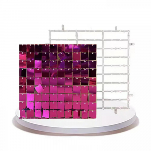 Shimmer Wall Transparent Backboard Hot Pink (Snap Button)