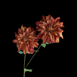 Artificial Dahlia Brown