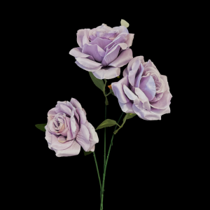 Artificial Rose Light  Purple