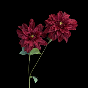 Artificial  Dahlia Red