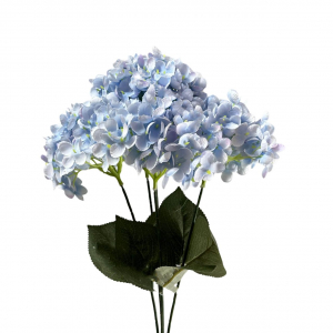 Artificial Flower Big Hydrangea Baby Blue Bunch