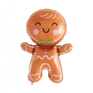 Foil Balloon Christmas Gingerbread Man