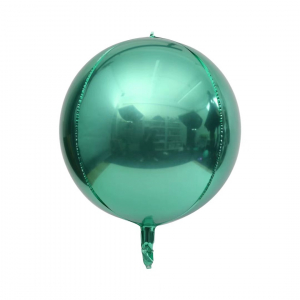 22 Inch 4D Round Sphere Shape Foil Balloon Green (1PCS)