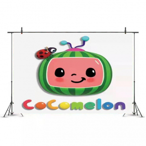 Clearance! Photography Backdrop Photo Background Cocomelon 2m*1.5m (GWH00028)