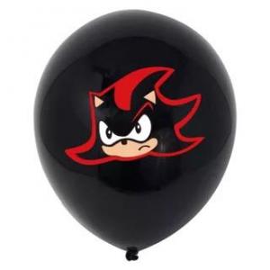 12 Inch Printed Balloon Sonic Black (1PCS)