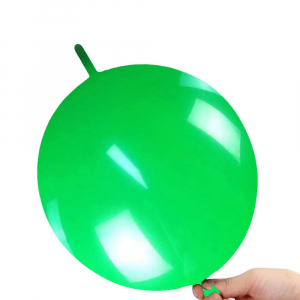 10 Inch Link Tail Latex Balloons  Green (100PCS)