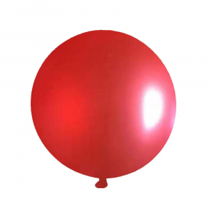 18 Inch Giant  Pearl Latex Balloon Red