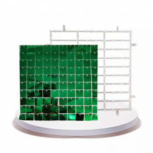 Shimmer Wall Transparent Backboard Green  (Snap Button)